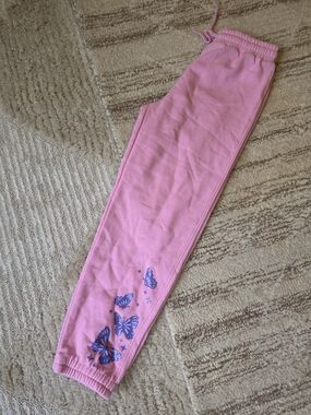 Carter's Wicked Pink Sweatpants with Butterfly Detail